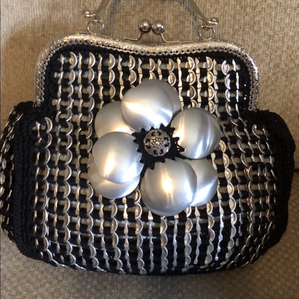 pop tab handbag